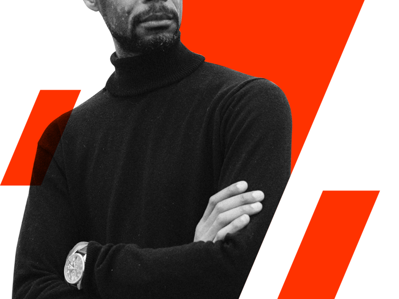 Man standing with arms folded